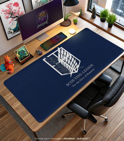 Attack on Titan Scout Regiment Desk Mat, Wings of Freedom Mouse Pad