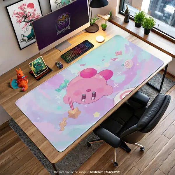 Dreamland Sky Desk Mat, Kirby Magic Mouse Pad