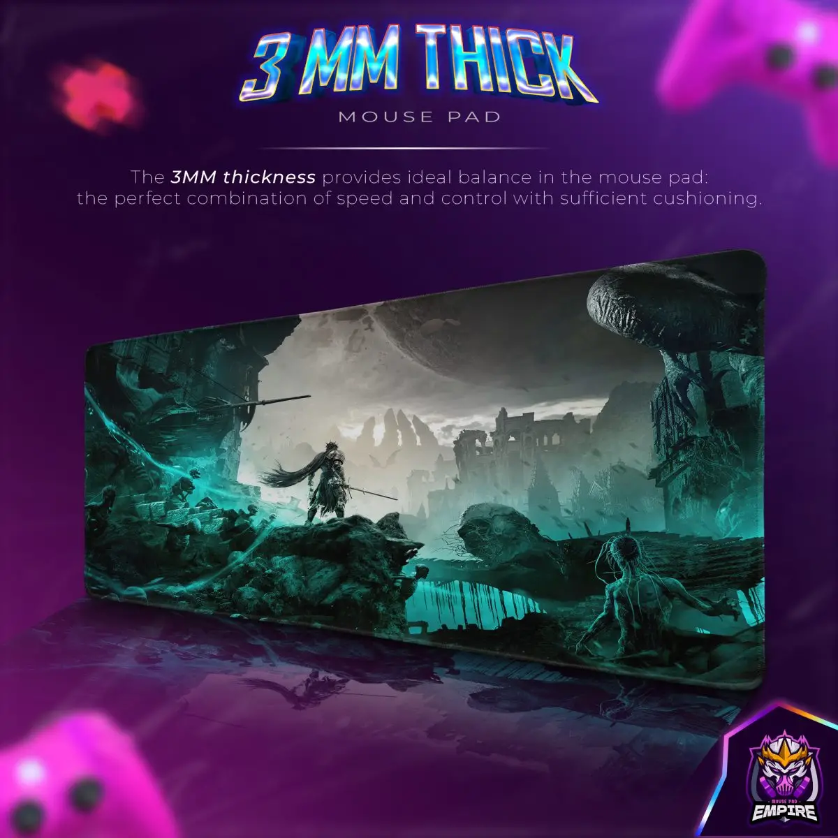 Lords of the Fallen Desk Mat, Dark Fantasy Mouse Pad