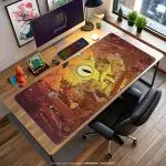 Mystery Falls Desk Mat, Gravity Chaos Mouse Pad