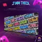 One Piece Character Grid Desk Mat, Anime Mouse Pad