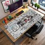 One Piece Manga Desk Mat, Straw Hat Pirate Mouse Pad