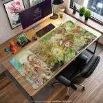 Pokémon Garden Market Desk Mat, Nature Bloom Mouse Pad