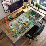 Pokémon Garden Shop Desk Mat, Cozy Nature Mouse Pad