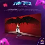 Ultrakill Judgment Desk Mat, Cyber Demon Mouse Pad