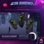 Cyber City Illusion Desk Mat, Futuristic Skyline Mouse Pad