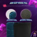 Dark Duel Desk Mat, Galactic Battle Mouse Pad