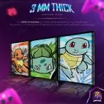 Kanto Starters Desk Mat, Pokémon Trio Mouse Pad