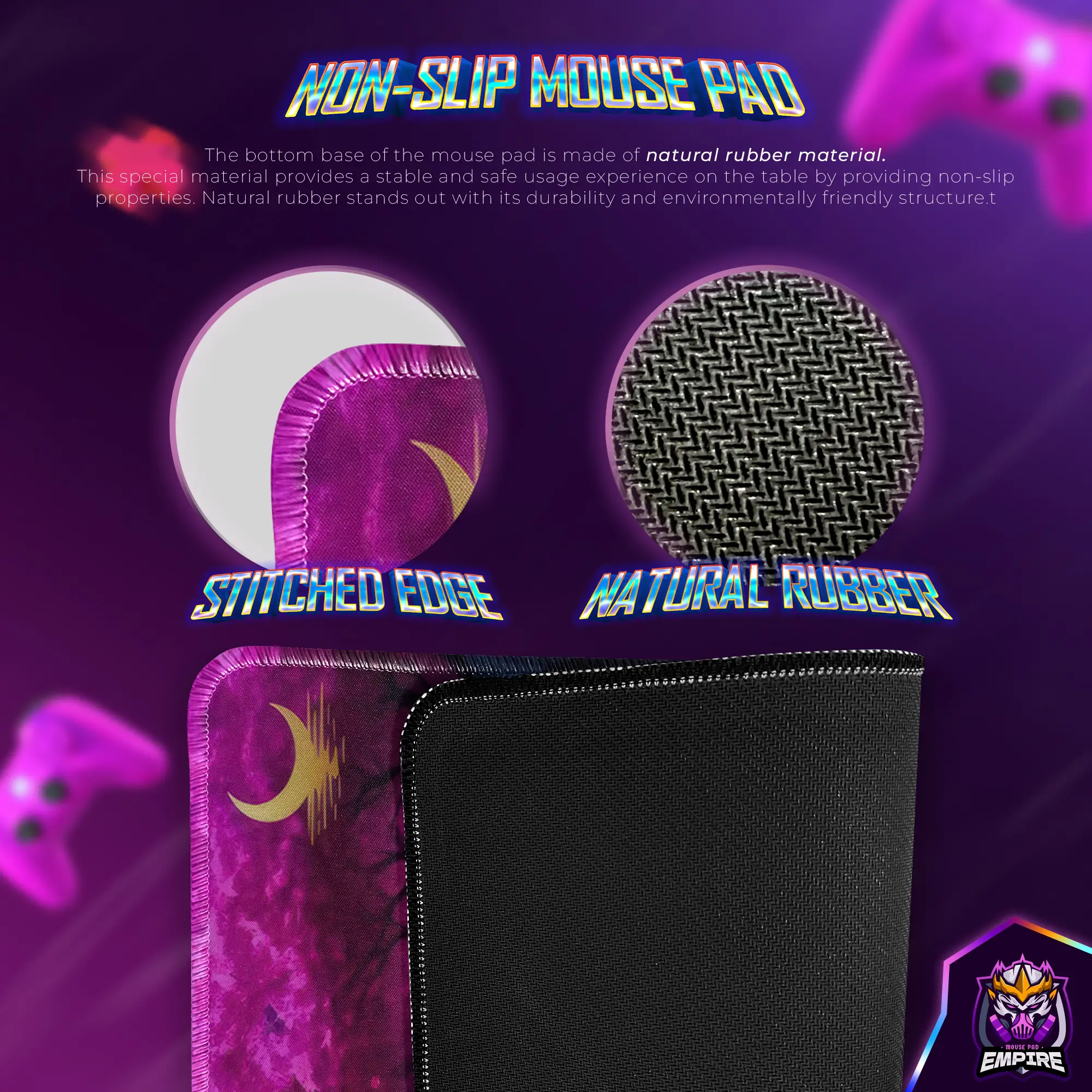 pink-moonlit-fantasy-desk-mat-neon-galaxy-mouse-pad4 Pink Moonlit Fantasy Desk Mat, Neon Galaxy Mouse Pad