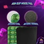 Pixel Town Adventure Desk Mat, Retro Game Mouse Pad