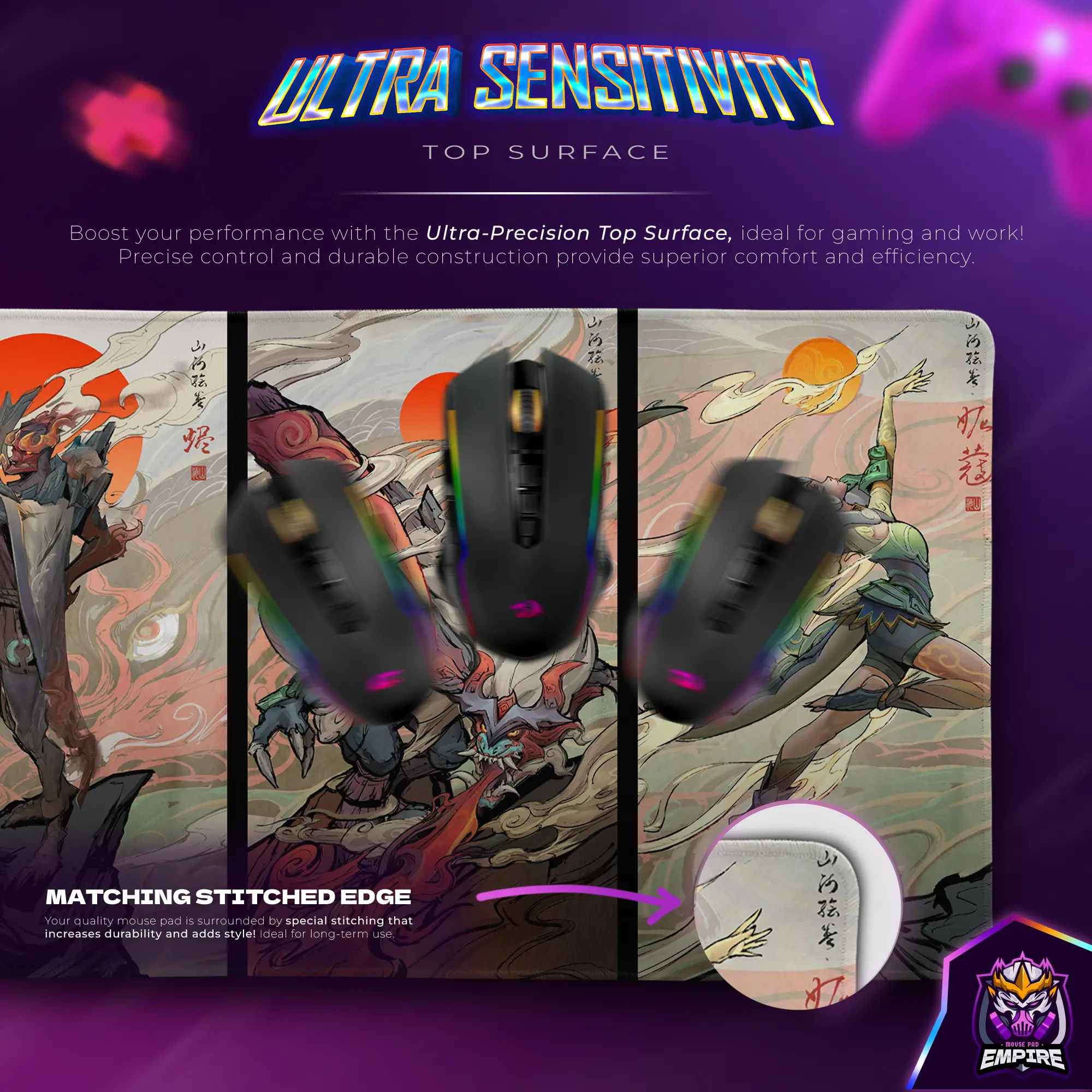 samurai-battle-desk-mat-warrior-spirit-mouse-pad3 Samurai Battle Desk Mat, Warrior Spirit Mouse Pad