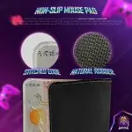 Samurai Battle Desk Mat, Warrior Spirit Mouse Pad