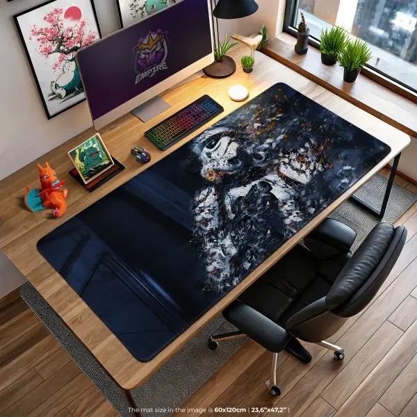 Stormtrooper Battle Fury Desk Mat, Galactic War Mouse Pad