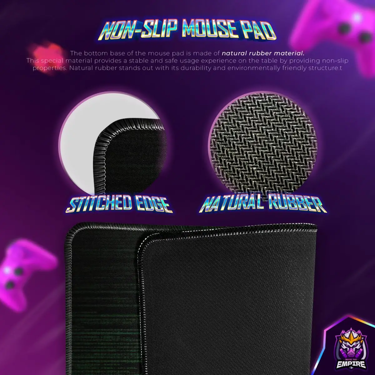 System Failure Desk Mat, Cyber Code Mouse Pad
