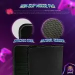 System Failure Desk Mat, Cyber Code Mouse Pad