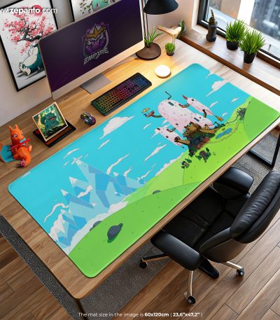 Adventure Time Candy Treehouse Desk Mat, Fantasy Mouse Pad