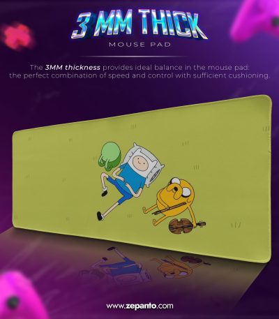 Adventure Time Fun Desk Mat, Finn & Jake Mouse Pad