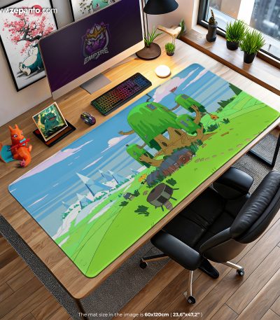 Adventure Time Treehouse Desk Mat, Finn & Jake Mouse Pad