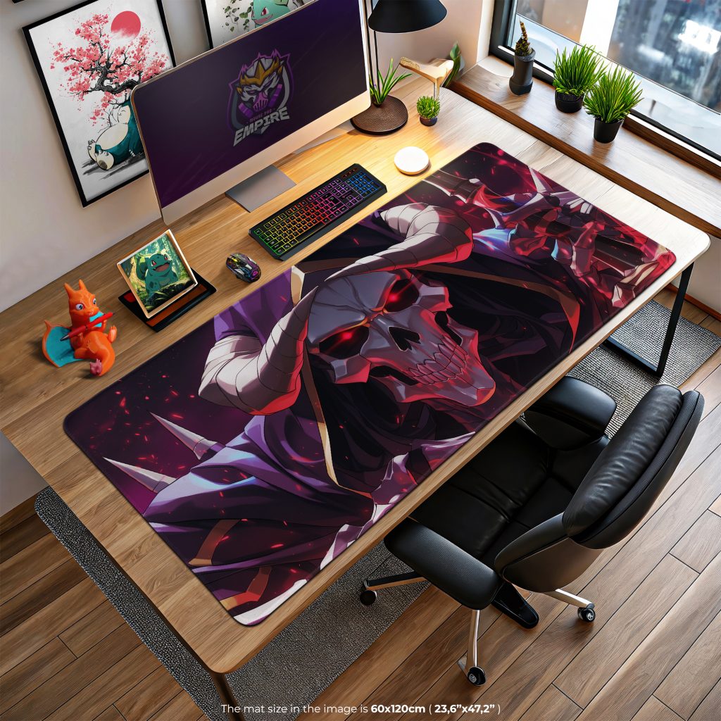 Ainz Ooal Gown Desk Mat, Overlord Dark Magic Mouse Pad
