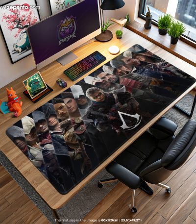 Assassin Creed Desk Mat, Iconic Lineage Mouse Pad