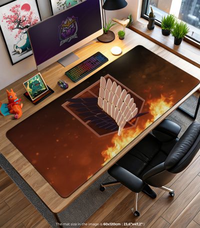 Attack on Titan Desk Mat, Scout Regiment Mouse Pad