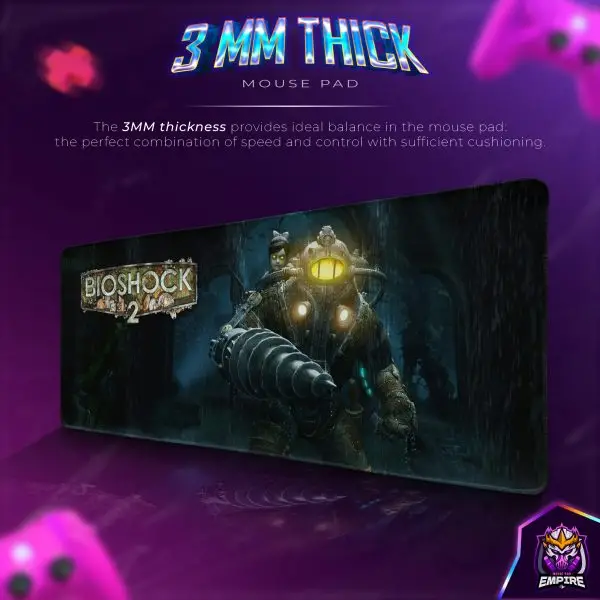 Big Daddy Depths Desk Mat, BioShock 2 Mouse Pad