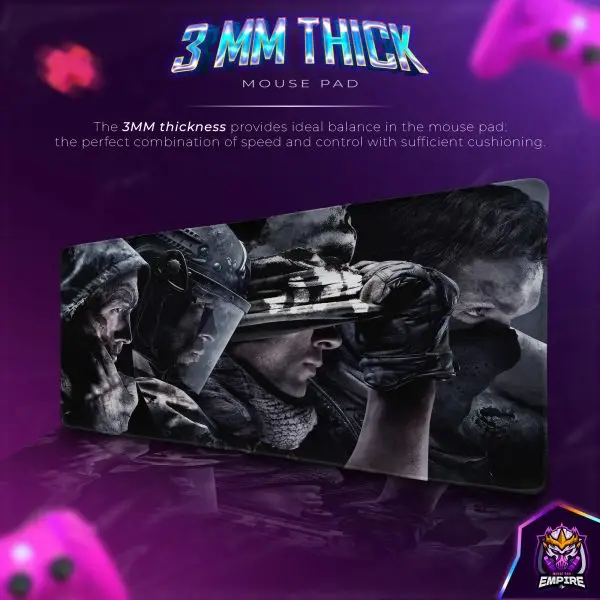 Brothers in Arms Desk Mat, Call of Duty Mouse Pad