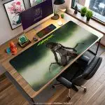 Cyberpunk Fury Desk Mat, Cyberpunk Blade Mouse Pad