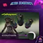 Cyberpunk Fury Desk Mat, Cyberpunk Blade Mouse Pad