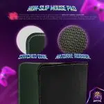 Cyberpunk Fury Desk Mat, Cyberpunk Blade Mouse Pad