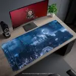 Dark Souls Lothric Desk Mat, Moonlit Castle Mouse Pad