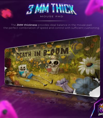Death in Bloom Desk Mat, Adventure Time Mouse Pad