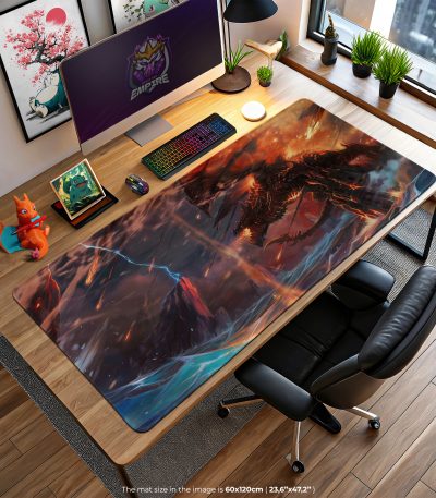 Deathwing Rise Desk Mat, WoW Cataclysm Mouse Pad