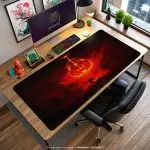 Elden Flame Crest Desk Mat, Tarnished Realm Mouse Pad