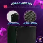 Elden Ring Crest Desk Mat, Lands Between Mouse Pad