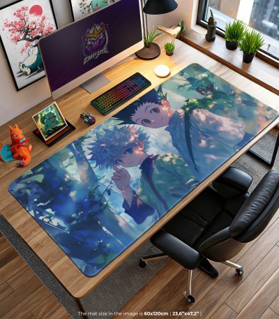 Forest Duo Desk Mat, Hunter x Hunter Mouse Pad