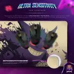 Gengar Shadow Strike Desk Mat, Pokemon Ghost Mouse Pad