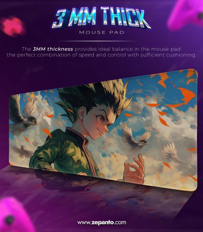 Gon Freecss Journey Desk Mat, Hunter x Hunter Mouse Pad