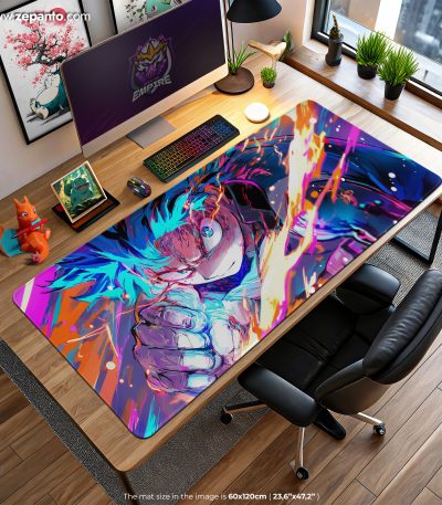Gon Power Surge Desk Mat, Nen Blast Mouse Pad