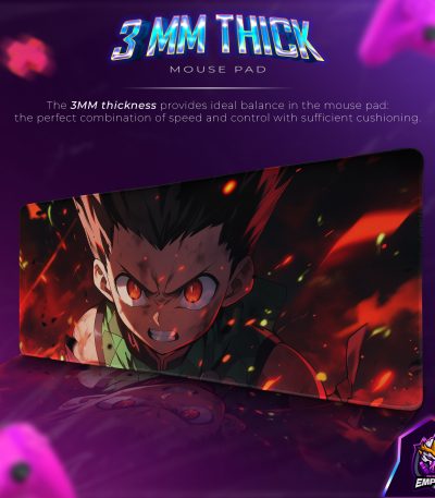 Gon’s Rage Desk Mat, Hunter x Hunter Mouse Pad