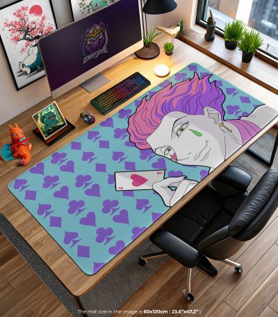 Hisoka’s Charm Desk Mat, Hunter x Hunter Mouse Pad