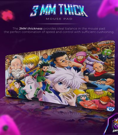 Hunter Team Desk Mat, Hunter x Hunter Mouse Pad