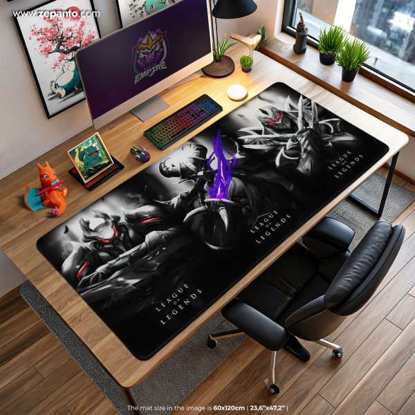 LoL Shadow Assassins Desk Mat, Dark Blade Mouse Pad