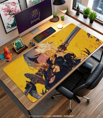NieR Automata 2B Desk Mat, YoRHa Blade Mouse Pad