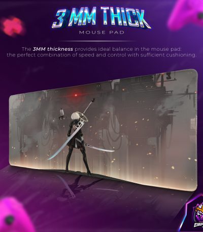 NieR Automata Glory Desk Mat, YoRHa Blade Mouse Pad