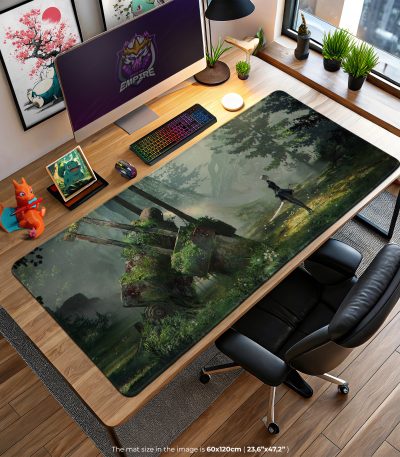 NieR Forest Ruins Desk Mat, YoRHa Explorer Mouse Pad