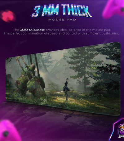 NieR Forest Ruins Desk Mat, YoRHa Explorer Mouse Pad