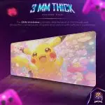 Pikachu Blossom Desk Mat, Pokémon Spring Mouse Pad