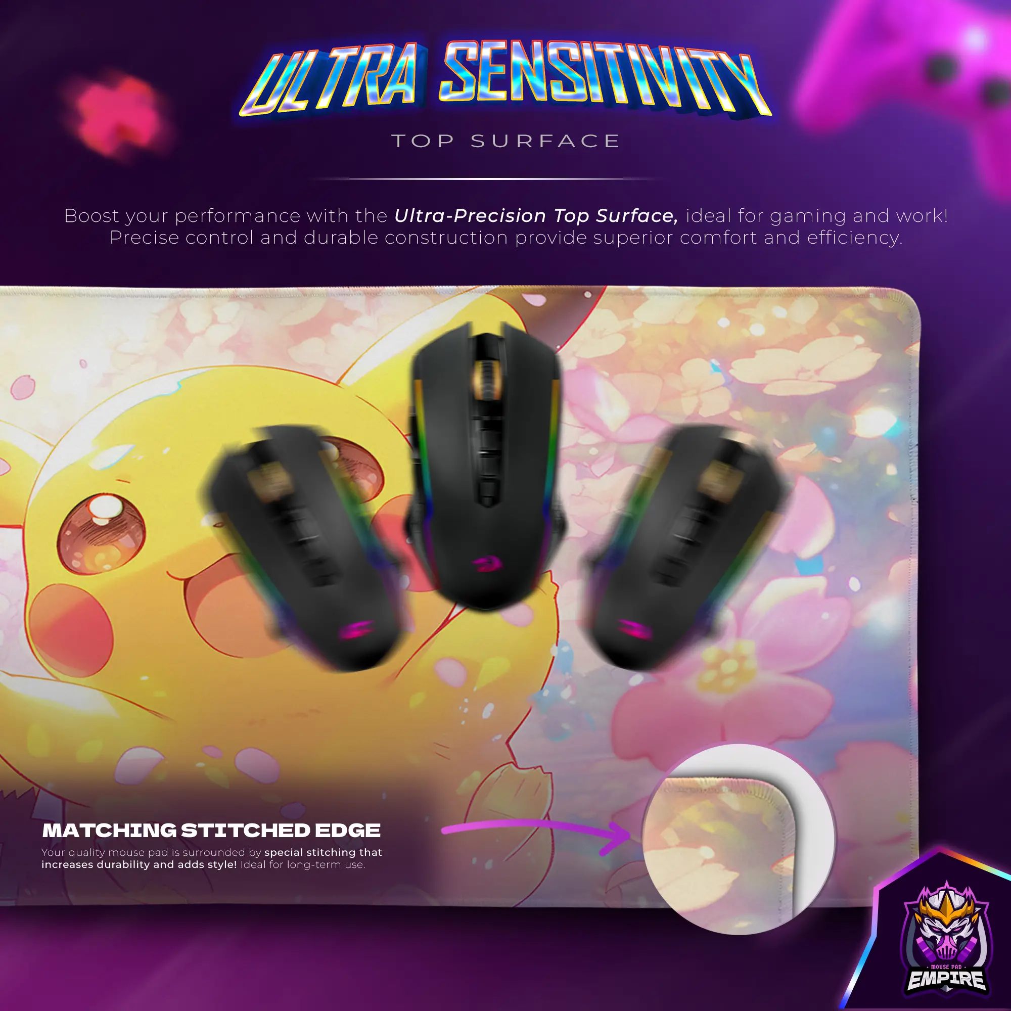 pikachu-blossom-desk-mat-pokemon-spring-mouse-pad-13 Pikachu Blossom Desk Mat, Pokémon Spring Mouse Pad