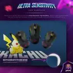 Pikachu Power Stance Desk Mat, Pokemon Bold Mouse Pad
